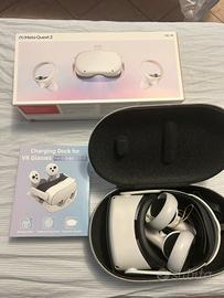 Visore VR Meta quest 2 + accessori
