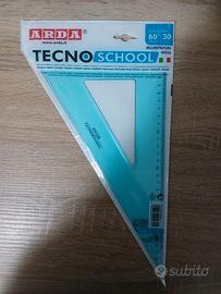 squadretta tecnoschool 60° e 30 cm