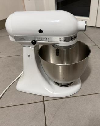 Impastatrice artisan KitchenAid 4,3 litri bianca