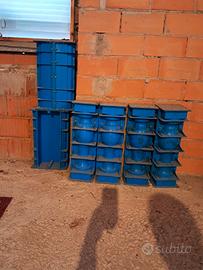 Stampi per colonne in cemento+ corrimano