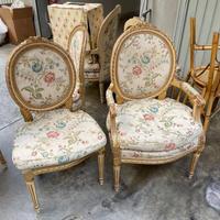 Sedie antiche Luigi XVI 1900