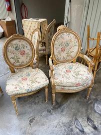 Sedie antiche Luigi XVI 1900
