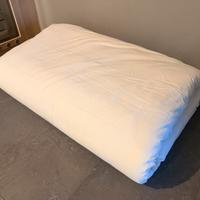 Futon 250x250x5cm cotone con fodera lavabile