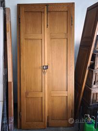 Portoncino 2 ante rovere