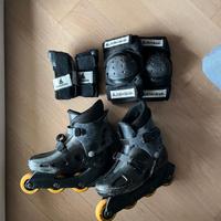 Rollerblade numero 35-36 e protezioni