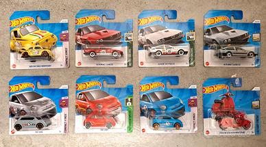 HOT WHEELS lotto Italiane fiat 500 piaggio vespa