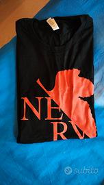T-shirt Neon Genesis Evangelion - Logo NERV
