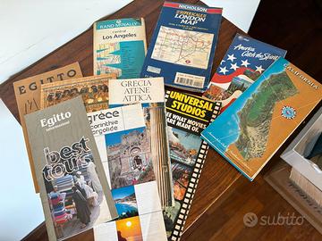 Lotto guide e mappe viaggio vintage