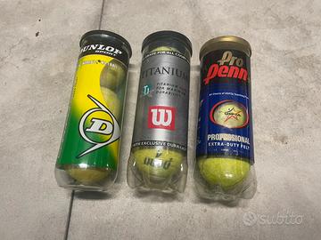 Palline Tennis Wilson, Dunlop, Penn-nuove