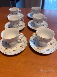 Servizio tazzine caffè  porcellana  Royal CP