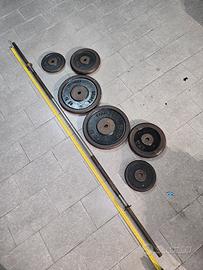 Set Pesi Fassi/Weider con bilanciere