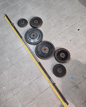 Set Pesi Fassi/Weider con bilanciere