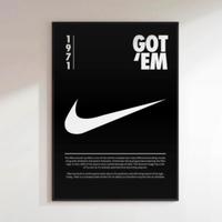 Nike Got Em - Poster A4 con cornice