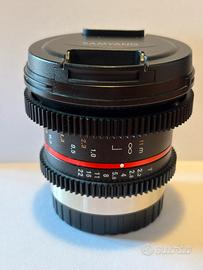 Samyang 12mm T2.2 manual focus x Fuji X series
