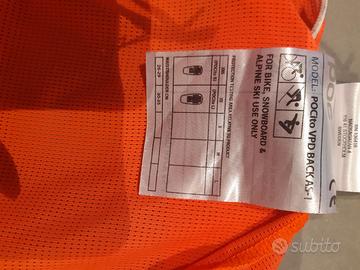 Paraschiena POC junior