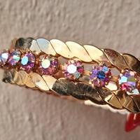 Bracciale vintage anni '60 alta bigiotteria Crista