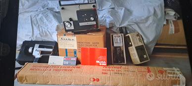 Cinepresa con proiettore