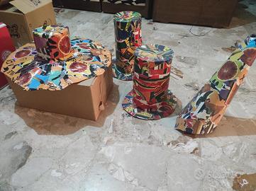 cappelli di cartapesta 