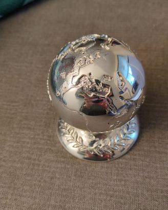 Fermacarte placcato in argento Acca