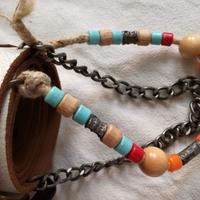 Cintura donna bianca in vera pelle NUOVA etnochic