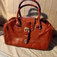 borsa bauletto cuoio