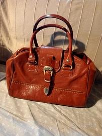borsa bauletto cuoio