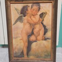Quadro amore e psiche bambini 75x55 