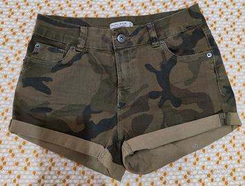 shorts elasticizzati militari