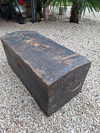 Cassa baule in legno