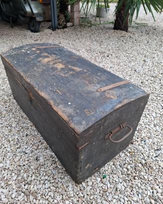 Cassa baule in legno