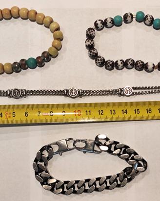 Set 4 Braccialetti Uomo