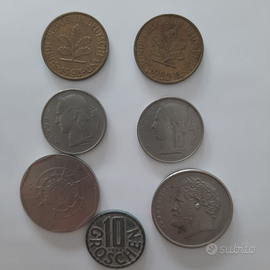 Monete varie non più in circolazione
