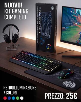 Cooler Master Devastator 3 - Kit Tastiera e Mouse