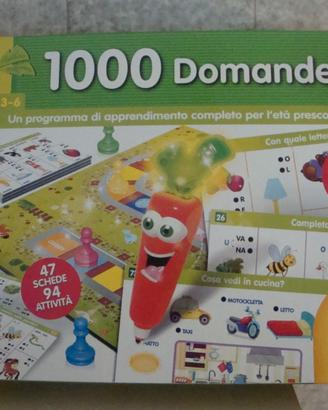 1000 Domande Gioco Educativo Prescol. Penna Magica