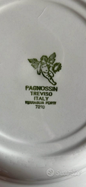Servizio piatti vintage anni60 PAGNOSSIN 10coperti