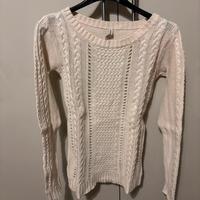 Maglione rosa inteccitato Stradivarius