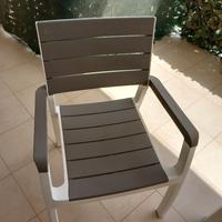  Keter sedia da giardino con braccioli Harmony bi