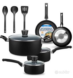 batteria di pentole a induzione 