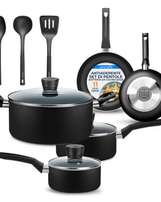 batteria di pentole a induzione 