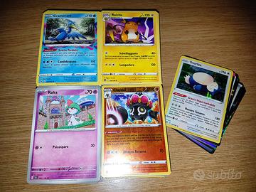 Lotto carte Pokemon 400+ Holo, Reverse,Rare,Comuni