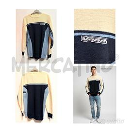 MAGLIONE U VANS VINTAGE PANNA/AZZURRO/NERO VINTAGE