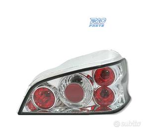 FANALI PER PEUGEOT 106 96-04 FONDO CROMATO