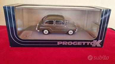 Modellino Progetto K Fiat 600 D Berlina