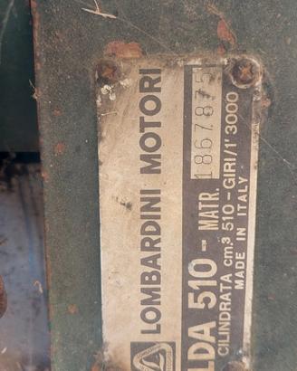 Motore diesel lombardini LDA 510