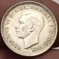 Moneta estera argento Australia Georgius VI