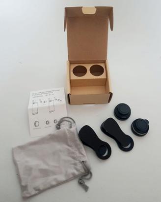 Obiettivo a clip 3in1 Fisheye/Grandangolare/Macro