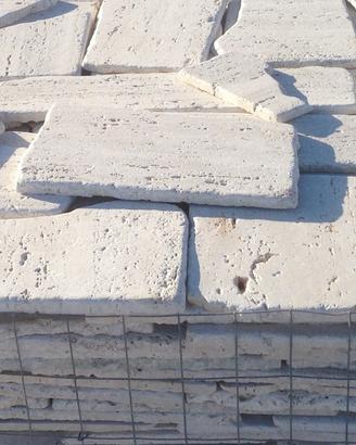 Cocciame di Travertino Romano da Rivestimento