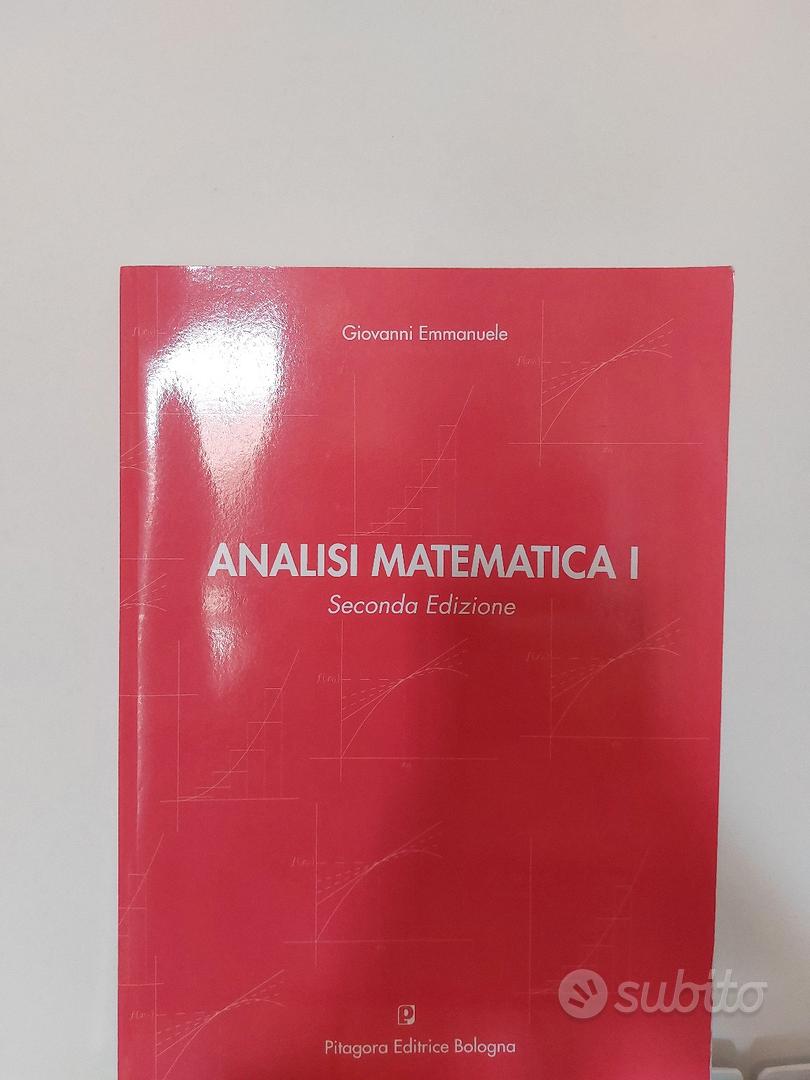 Analisi Matematica 1 - Emmanuele Giovanni - Libri e Riviste In vendita a  Catania