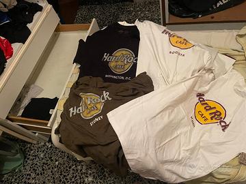 Collezione t-shirt Hard Rock Cafe originali varie
