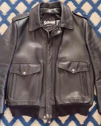 Schott 184 SM Black 38 USA = 48 ITA